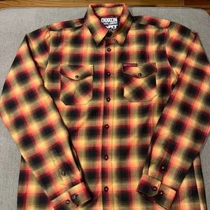 Rare Dixxon Dirt Bike Kidz Large Tall Flannel